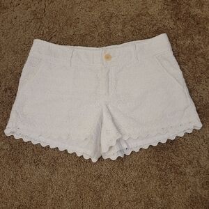 Lily Pulitzer Walsh Shorts Eyelet Size 2